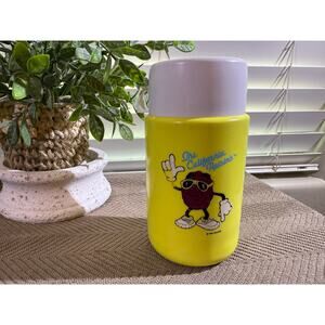 The California Raisins (1980's) THERMOS Brand Lunchbox Thermos W/ Lid & Cup
